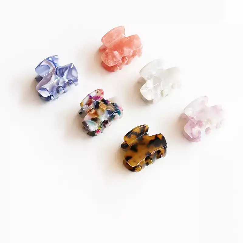 Cross-Border New Acetic Acid Toothed Clip Small Fresh Girl Heart Summer Bangs Clip Small Hair Clip Versatile Hair Accessories Headwear - Image 17