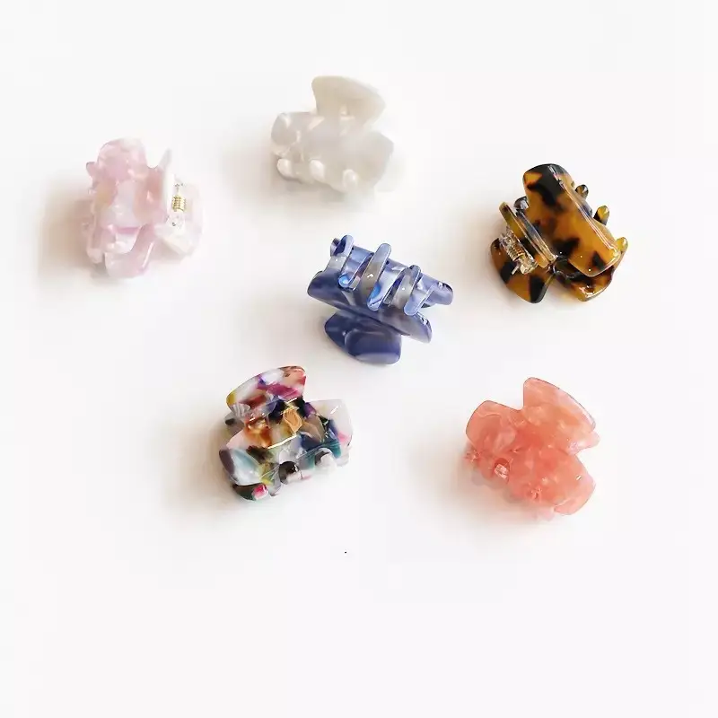 Cross-Border New Acetic Acid Toothed Clip Small Fresh Girl Heart Summer Bangs Clip Small Hair Clip Versatile Hair Accessories Headwear - Image 18