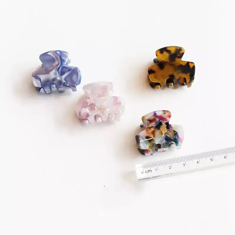 Cross-Border New Acetic Acid Toothed Clip Small Fresh Girl Heart Summer Bangs Clip Small Hair Clip Versatile Hair Accessories Headwear - Image 19