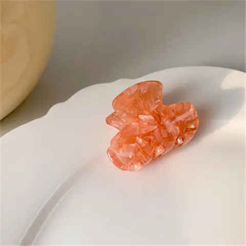 Cross-Border New Acetic Acid Toothed Clip Small Fresh Girl Heart Summer Bangs Clip Small Hair Clip Versatile Hair Accessories Headwear - Image 9