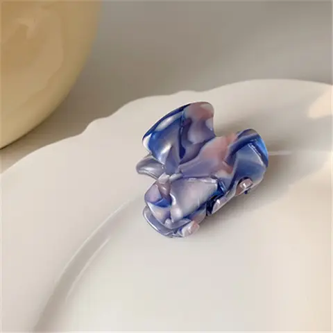 Cross-Border New Acetic Acid Toothed Clip Small Fresh Girl Heart Summer Bangs Clip Small Hair Clip Versatile Hair Accessories Headwear - Image 8
