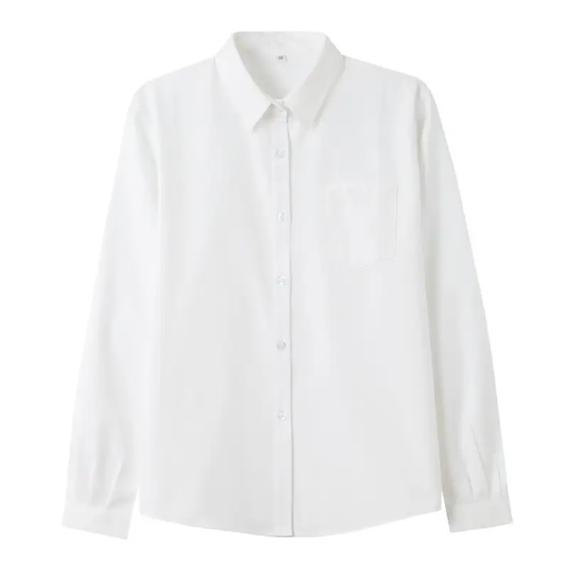Women's White Plaid Bow Collar Shirt - Image 9