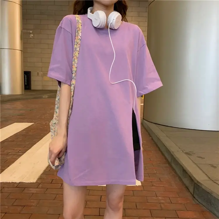 Pregnant Women's Split Sleeves T-Shirt Summer Top - Image 2