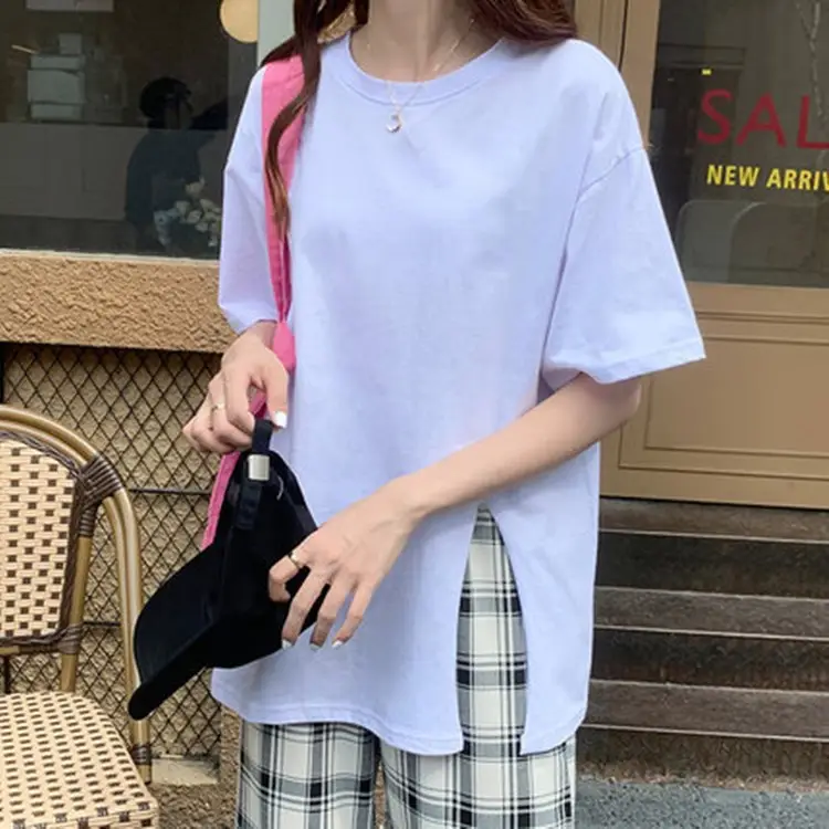 Pregnant Women's Split Sleeves T-Shirt Summer Top - Image 4
