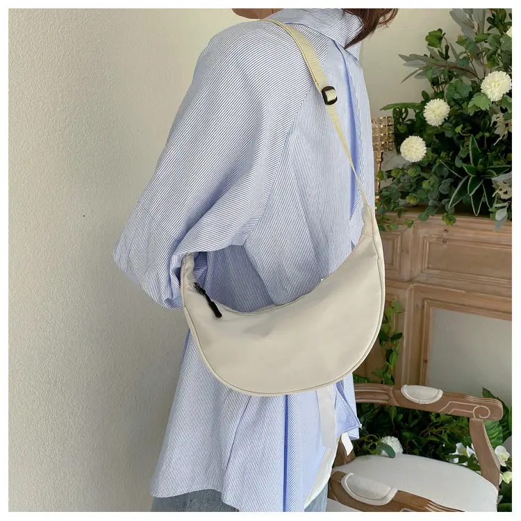 2023 Nylon Crossbody Bag for Women Orange - Image 5
