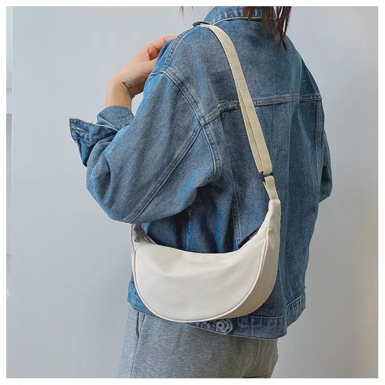 2023 Nylon Crossbody Bag for Women Orange - Image 6