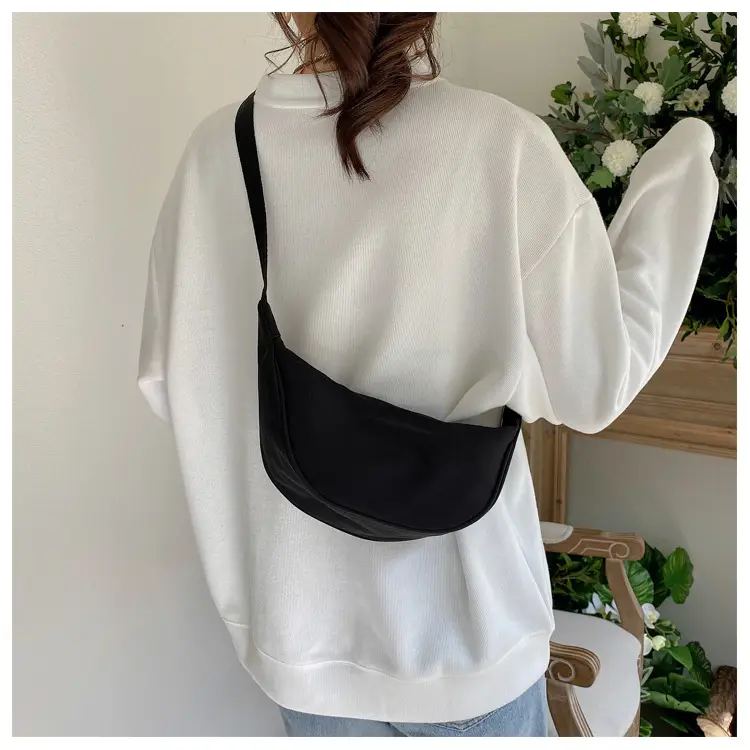 2023 Nylon Crossbody Bag for Women Orange - Image 8