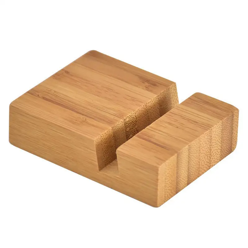 Laser Engraved Bamboo Mobile Phone Stand — feature 13