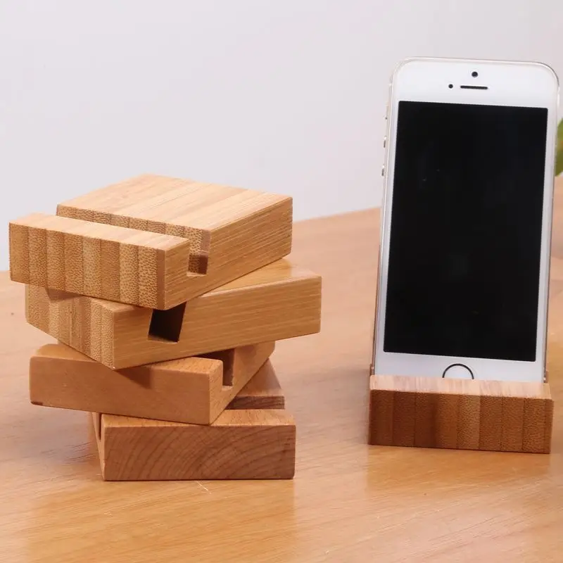 Laser Engraved Bamboo Mobile Phone Stand — feature 8