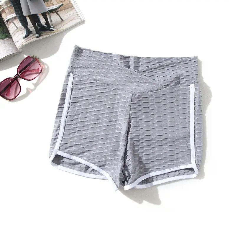 Black Jacquard Anti-Penetration Hip Tight Bubble Pants — feature 10