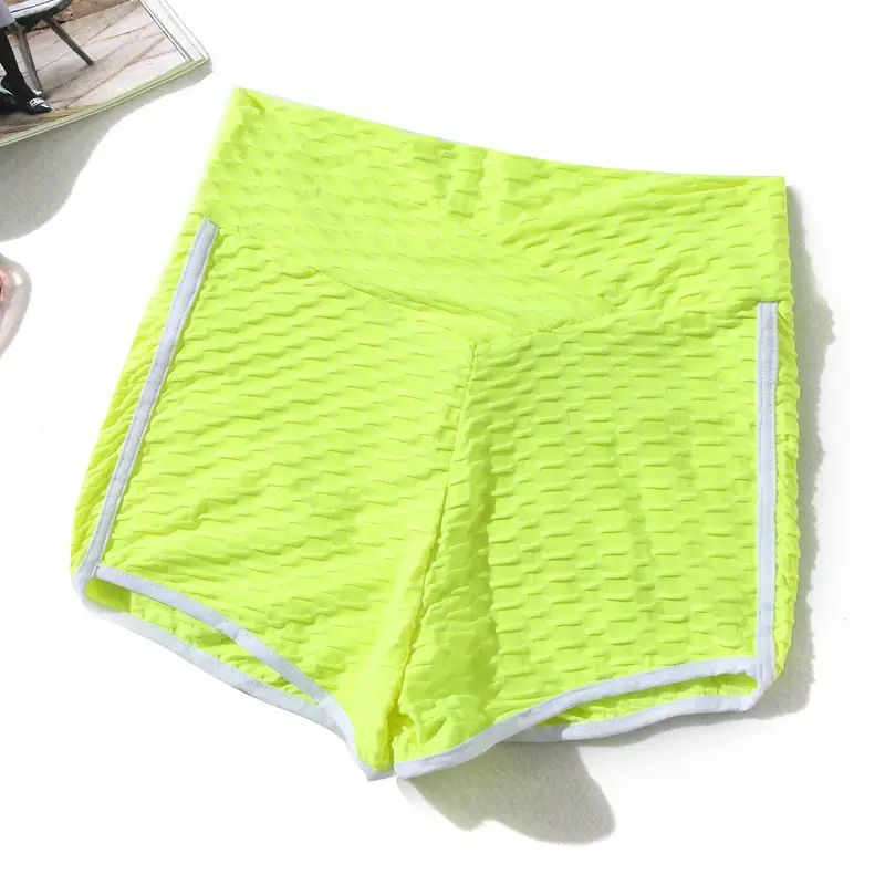 Black Jacquard Anti-Penetration Hip Tight Bubble Pants - Image 4
