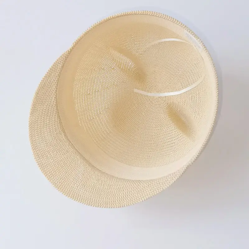 One Pan Cat Ears Straw Hat for Boys Girls Summer Sun Hat - Image 8