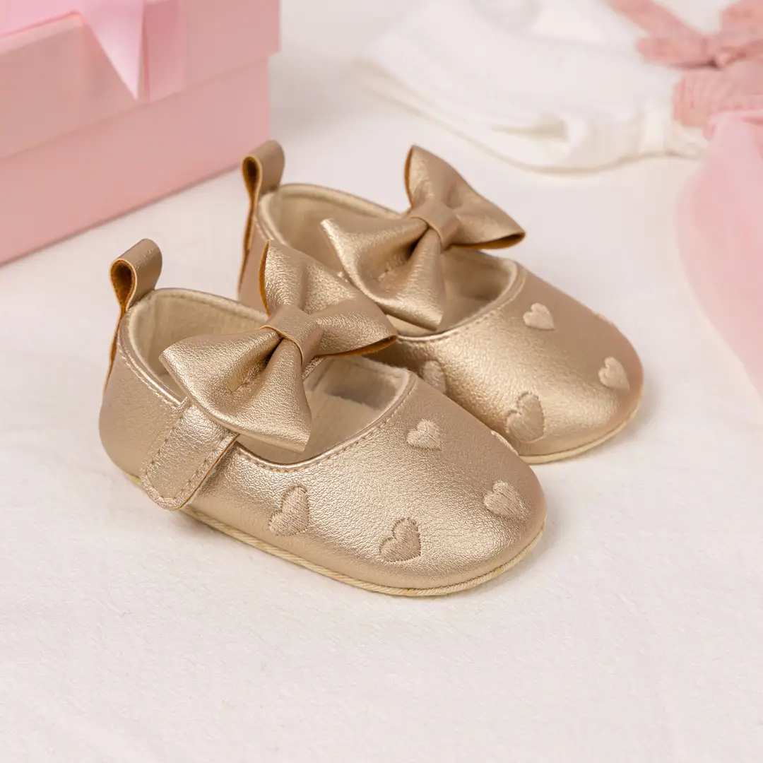 Wholesale Cross-Border Supply Baby Shoes 0-1 Year Old Female Baby Princess Shoes Soft Sole Non-Slip Toddler Shoes Baby Shoes - Image 6