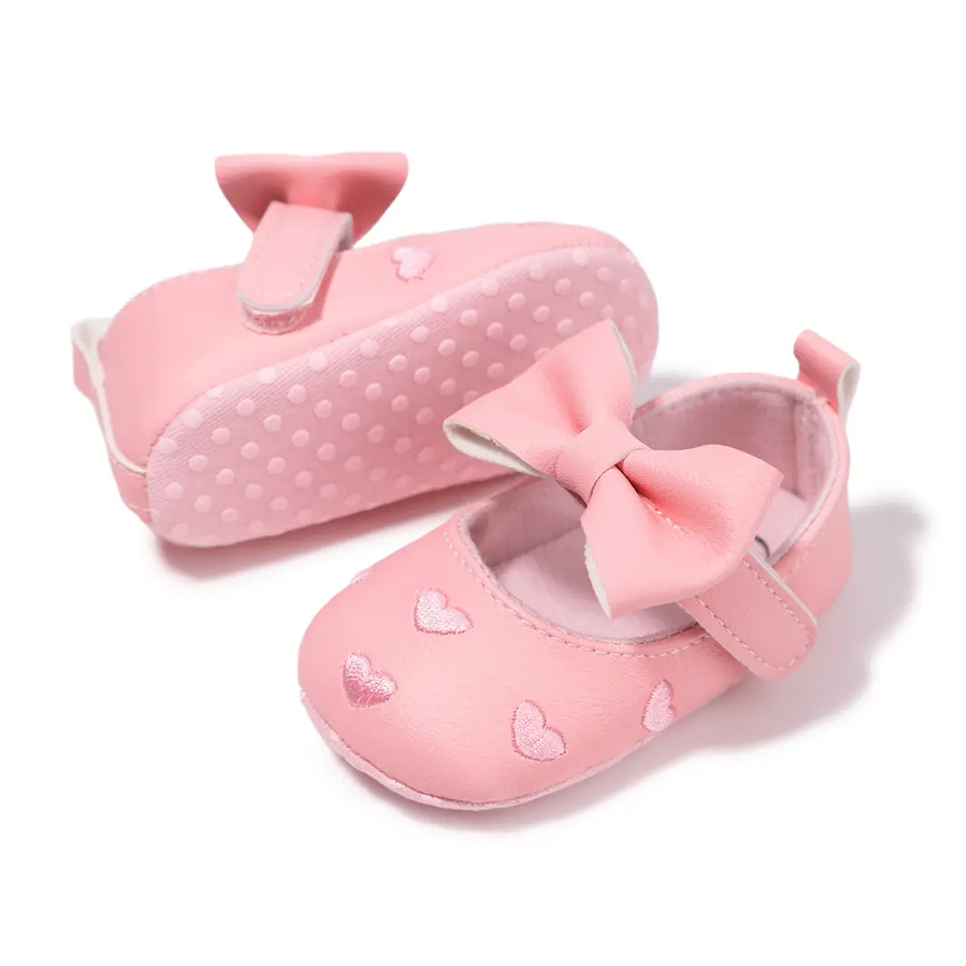 Wholesale Cross-Border Supply Baby Shoes 0-1 Year Old Female Baby Princess Shoes Soft Sole Non-Slip Toddler Shoes Baby Shoes - Image 9