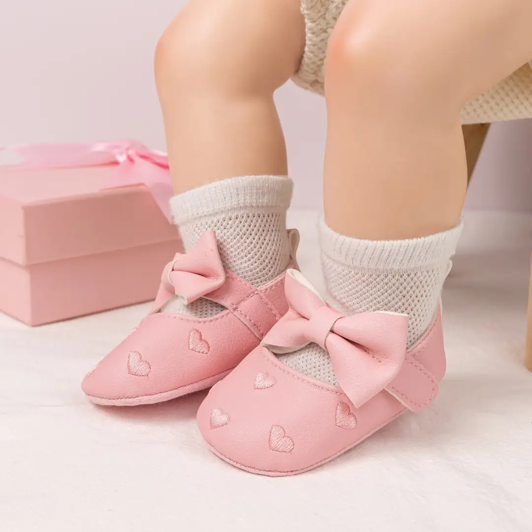 Wholesale Cross-Border Supply Baby Shoes 0-1 Year Old Female Baby Princess Shoes Soft Sole Non-Slip Toddler Shoes Baby Shoes — feature 10