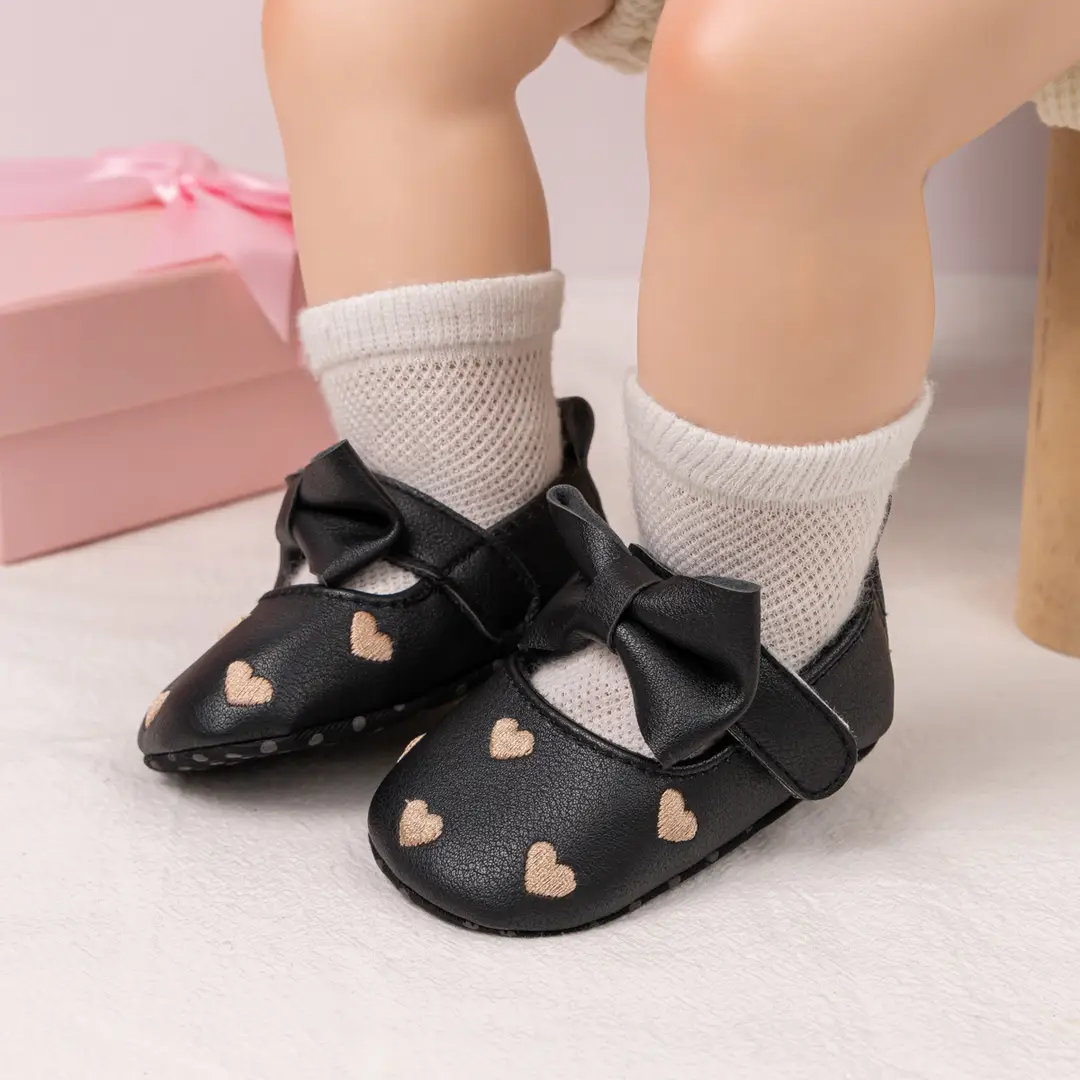Wholesale Cross-Border Supply Baby Shoes 0-1 Year Old Female Baby Princess Shoes Soft Sole Non-Slip Toddler Shoes Baby Shoes — feature 18