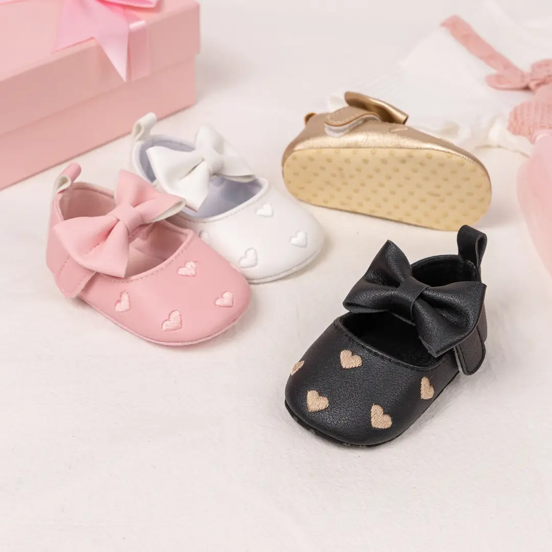 Wholesale Cross-Border Supply Baby Shoes 0-1 Year Old Female Baby Princess Shoes Soft Sole Non-Slip Toddler Shoes Baby Shoes — feature 2