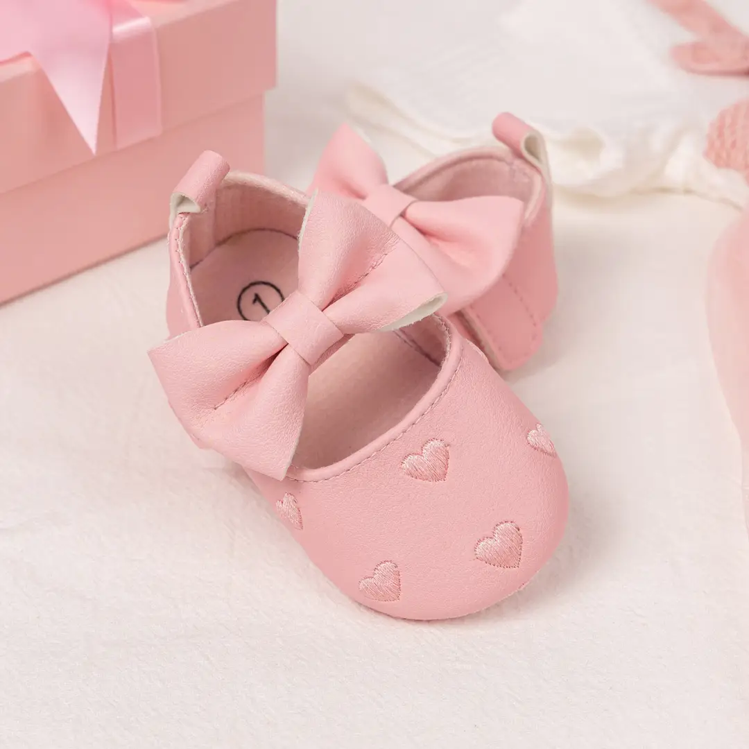 Wholesale Cross-Border Supply Baby Shoes 0-1 Year Old Female Baby Princess Shoes Soft Sole Non-Slip Toddler Shoes Baby Shoes — feature 7