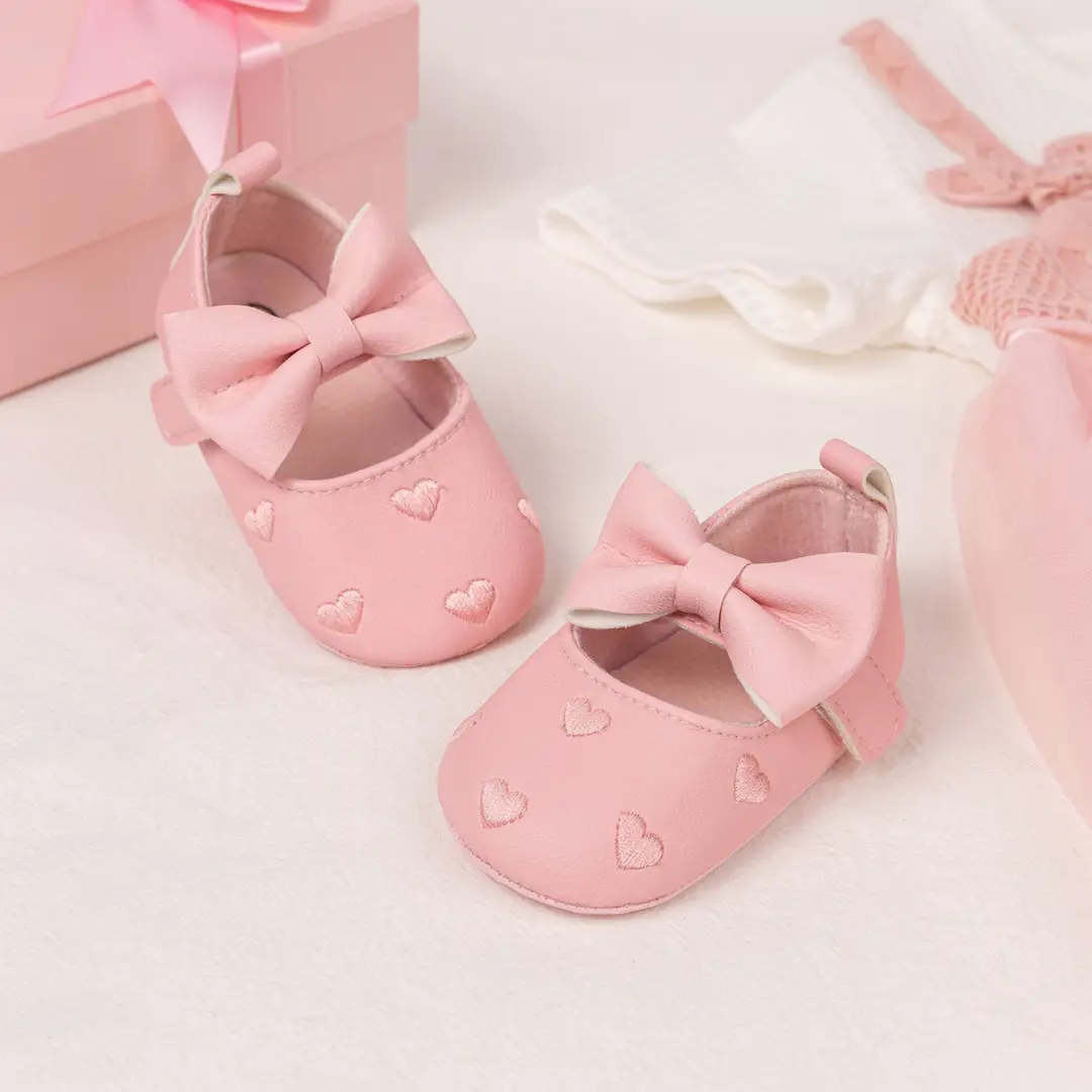 Wholesale Cross-Border Supply Baby Shoes 0-1 Year Old Female Baby Princess Shoes Soft Sole Non-Slip Toddler Shoes Baby Shoes — feature 9