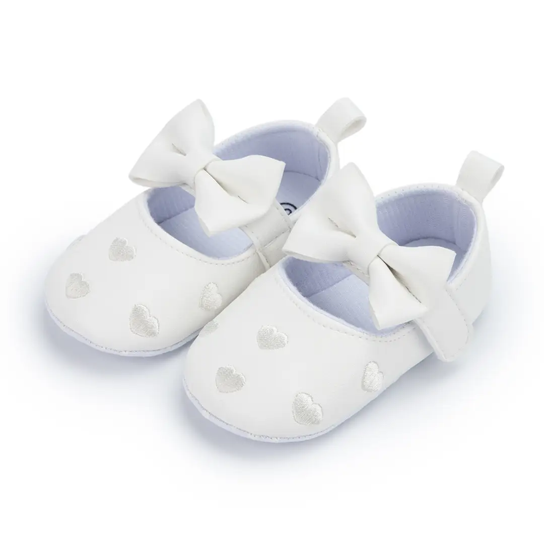 Wholesale Cross-Border Supply Baby Shoes 0-1 Year Old Female Baby Princess Shoes Soft Sole Non-Slip Toddler Shoes Baby Shoes