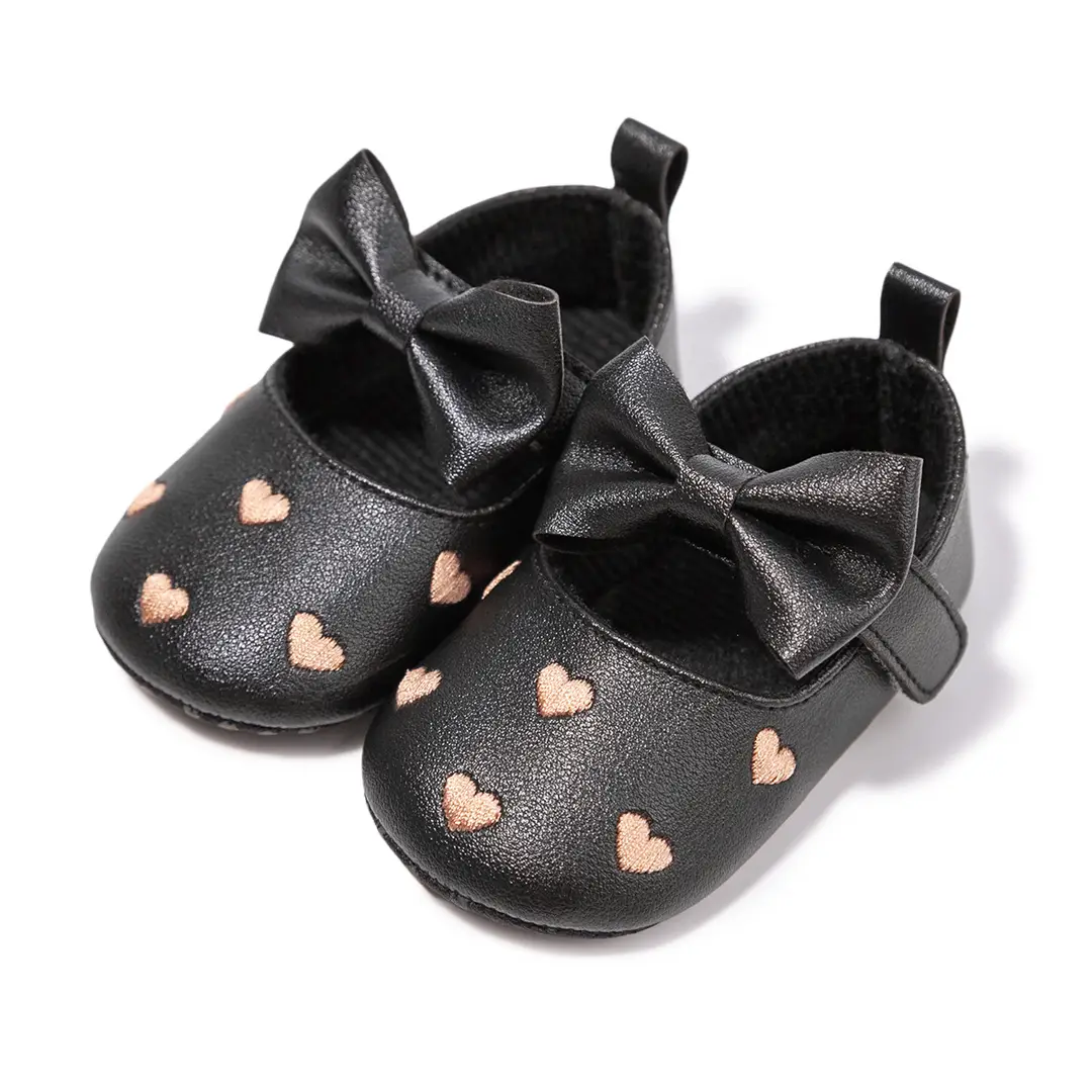 Wholesale Cross-Border Supply Baby Shoes 0-1 Year Old Female Baby Princess Shoes Soft Sole Non-Slip Toddler Shoes Baby Shoes - Image 2
