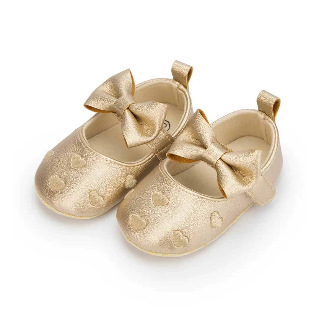 Wholesale Cross-Border Supply Baby Shoes 0-1 Year Old Female Baby Princess Shoes Soft Sole Non-Slip Toddler Shoes Baby Shoes - Image 4