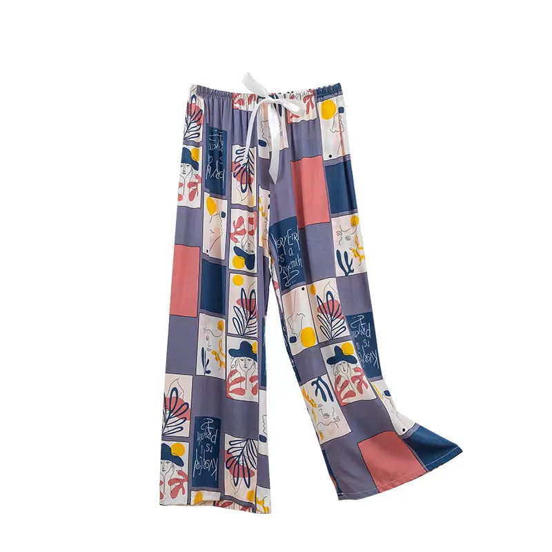 Summer Cotton Wide Leg Pants Loose Fit Plus Size - Image 7