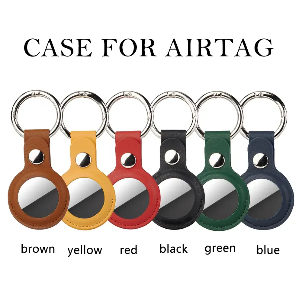 Apple AirTag Keychain with Mirror & Leather Case - Image 11