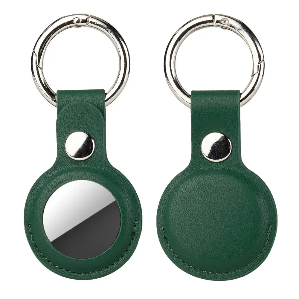 Apple AirTag Keychain with Mirror & Leather Case - Image 3