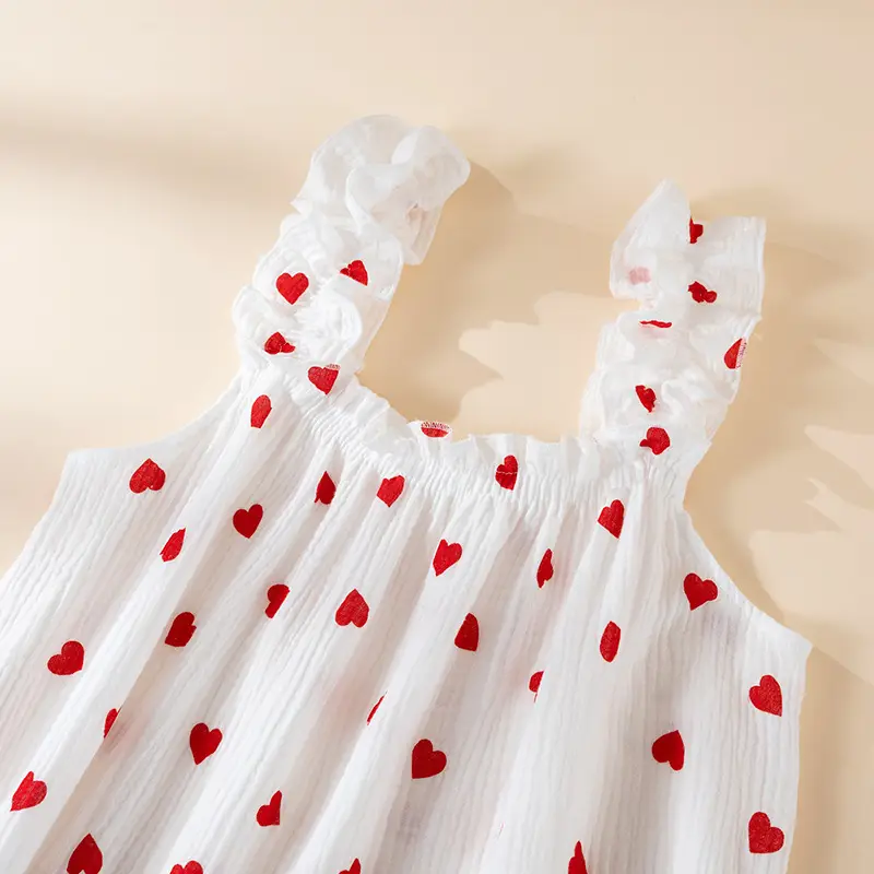Nightdress Women's Summer Cotton Yarn Pure Cotton Thin Sling Pajamas Loose Mid-length Sweet Cute Long Dress Home Clothes — feature 31