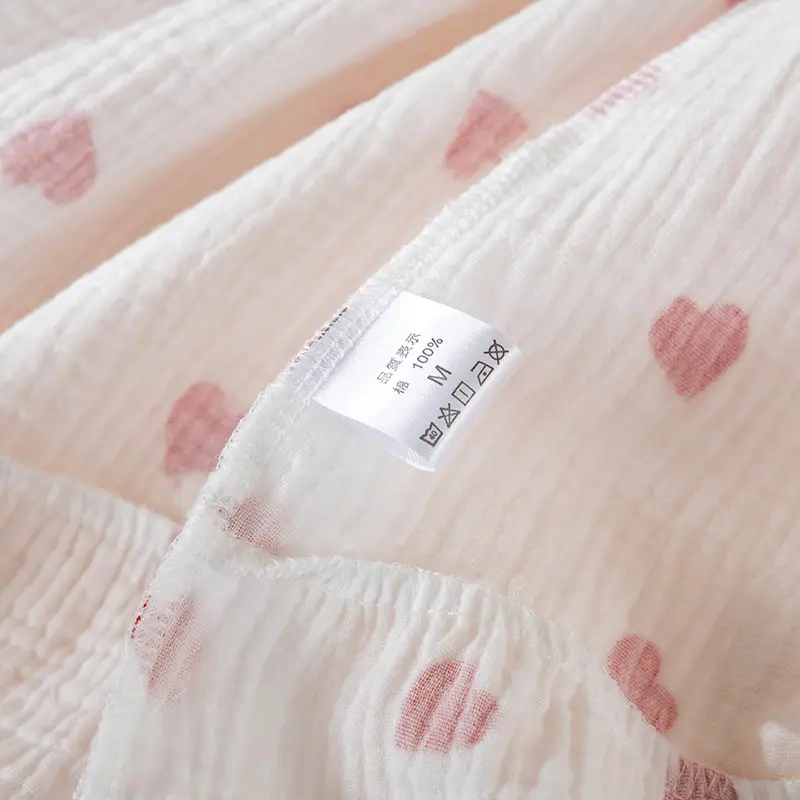 Nightdress Women's Summer Cotton Yarn Pure Cotton Thin Sling Pajamas Loose Mid-length Sweet Cute Long Dress Home Clothes — feature 33