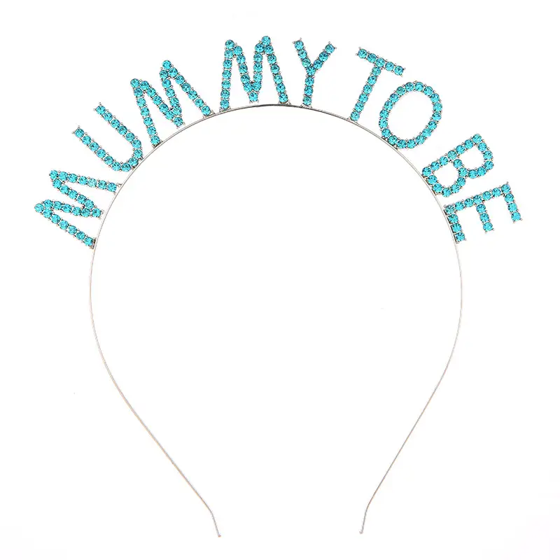 Golden Glitter Mummy Mom Hairband for Expectant Mothers - Image 4