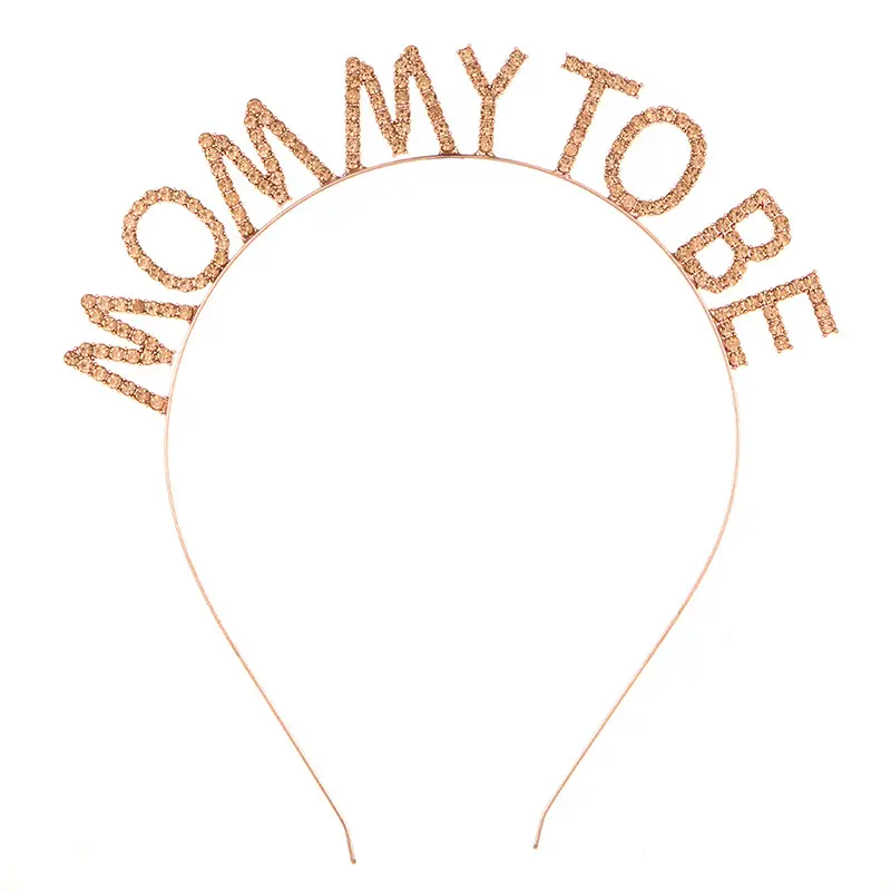 Golden Glitter Mummy Mom Hairband for Expectant Mothers - Image 17