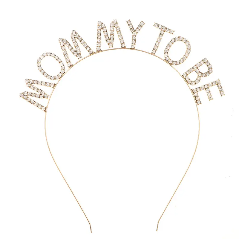 Golden Glitter Mummy Mom Hairband for Expectant Mothers - Image 11