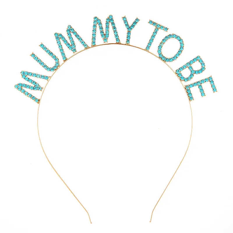 Golden Glitter Mummy Mom Hairband for Expectant Mothers - Image 8