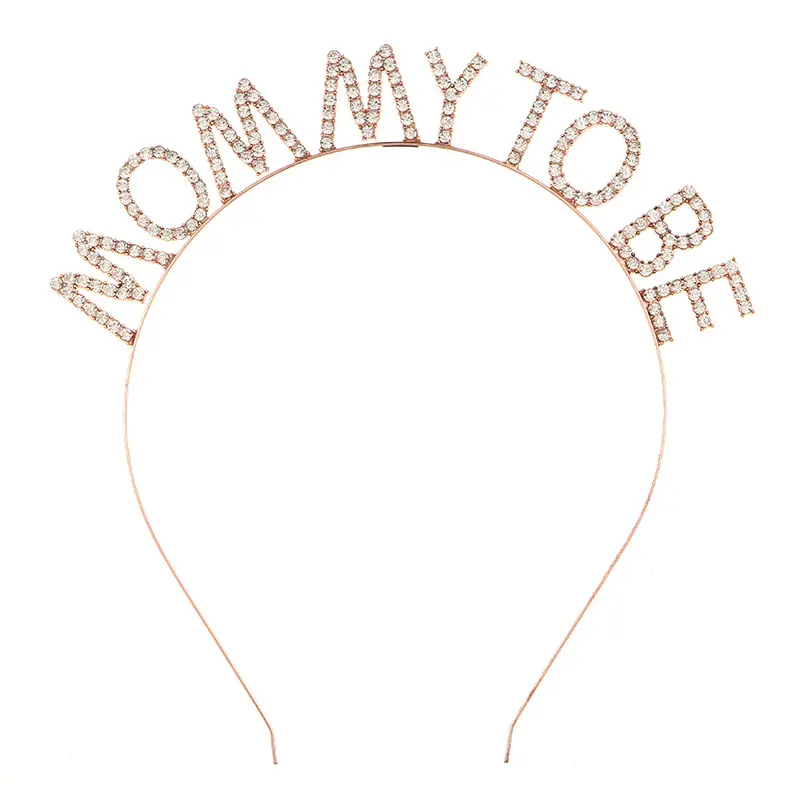 Golden Glitter Mummy Mom Hairband for Expectant Mothers - Image 9