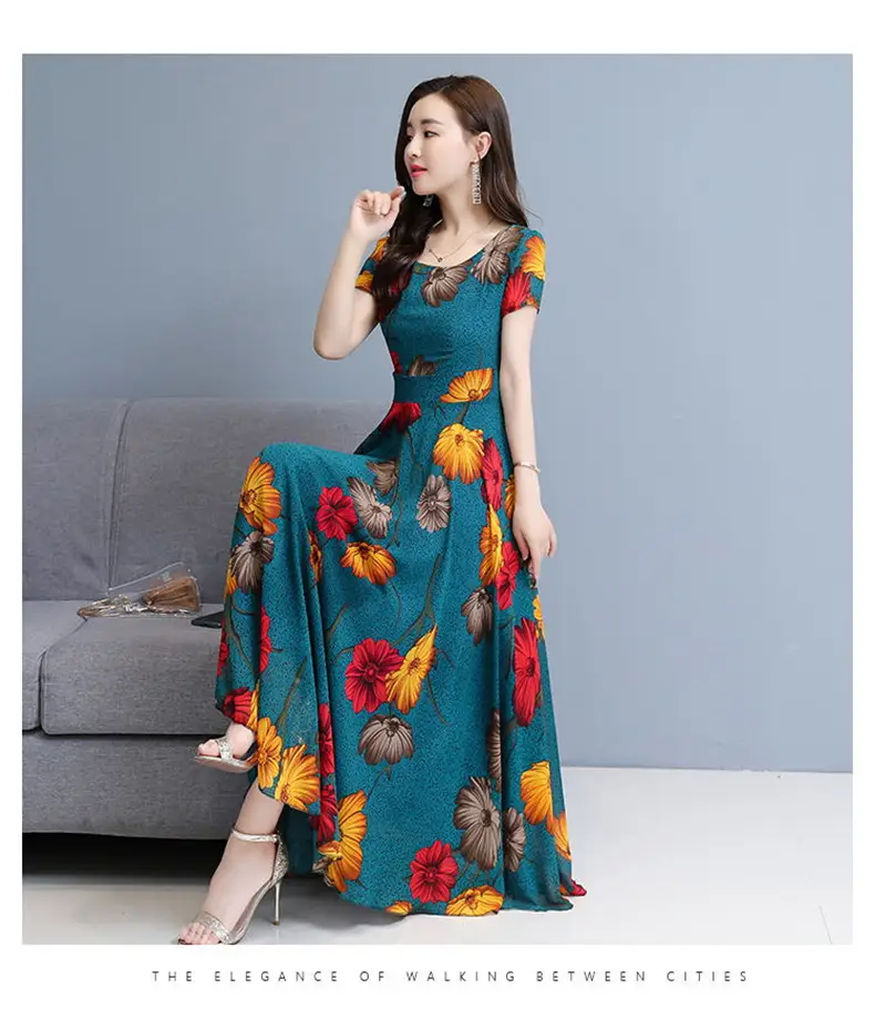Plus Size Floral Gown Dress for Women 2023 — feature 11