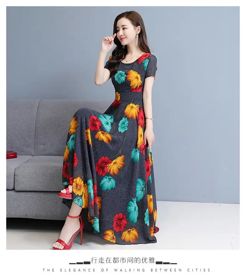 Plus Size Floral Gown Dress for Women 2023 — feature 21