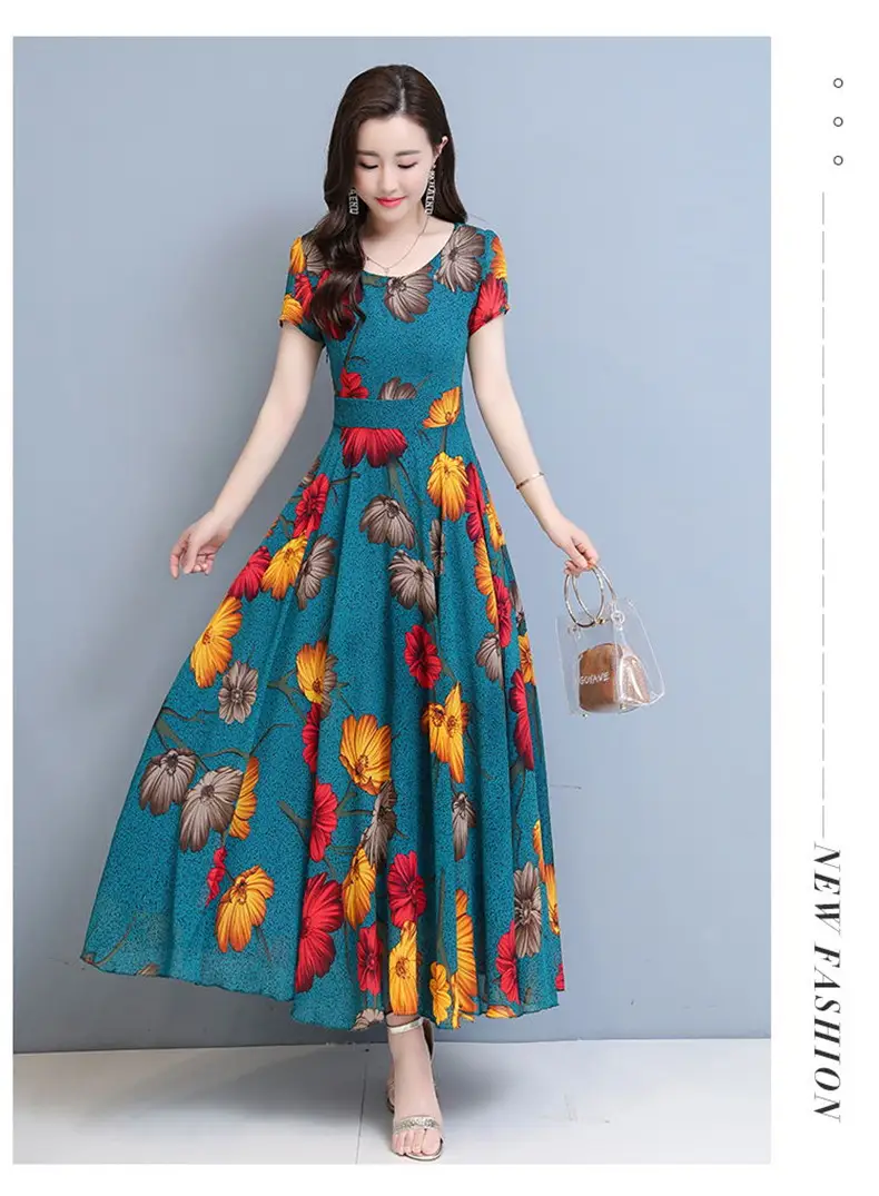 Plus Size Floral Gown Dress for Women 2023 — feature 8