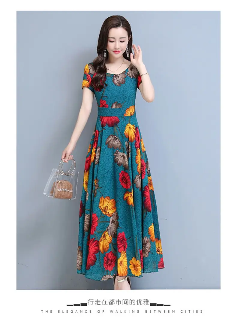 Plus Size Floral Gown Dress for Women 2023 — feature 9