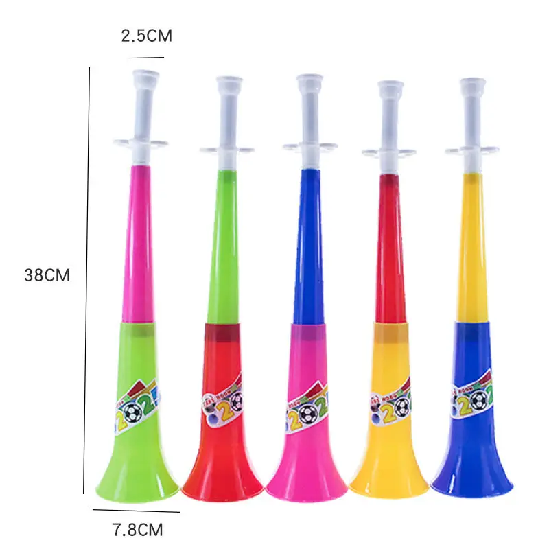 Double Horn Baby Training Horn Plastic Colorful - Image 5