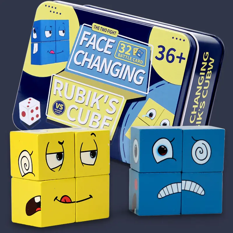 Face-Change Rubik's Cube Puzzle for Kids - Image 5