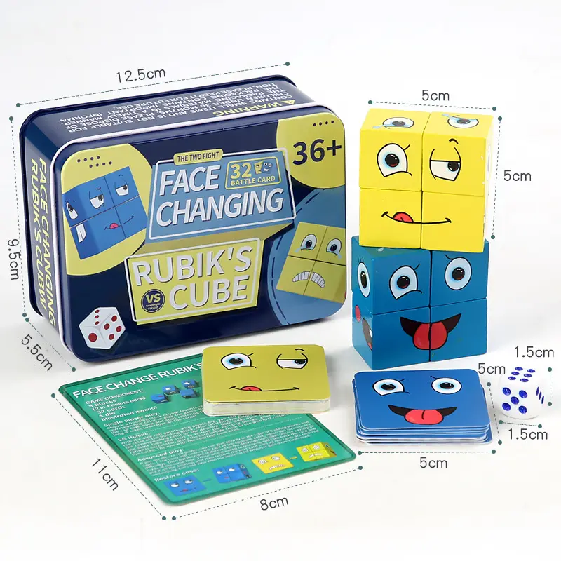 Face-Change Rubik's Cube Puzzle for Kids - Image 8