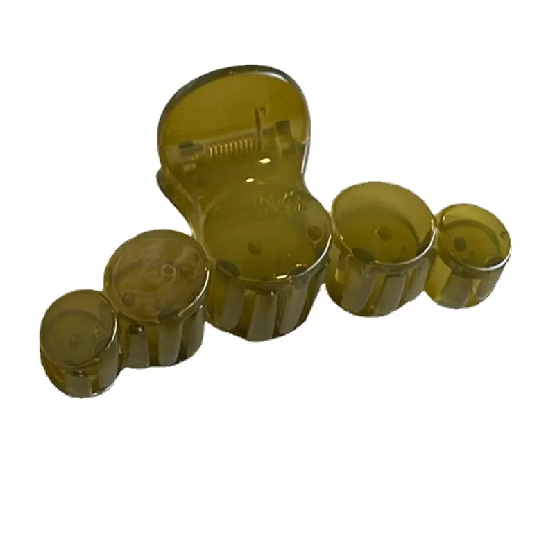 Olive Green Hair Clips for Women Large Claw Half-Up Style