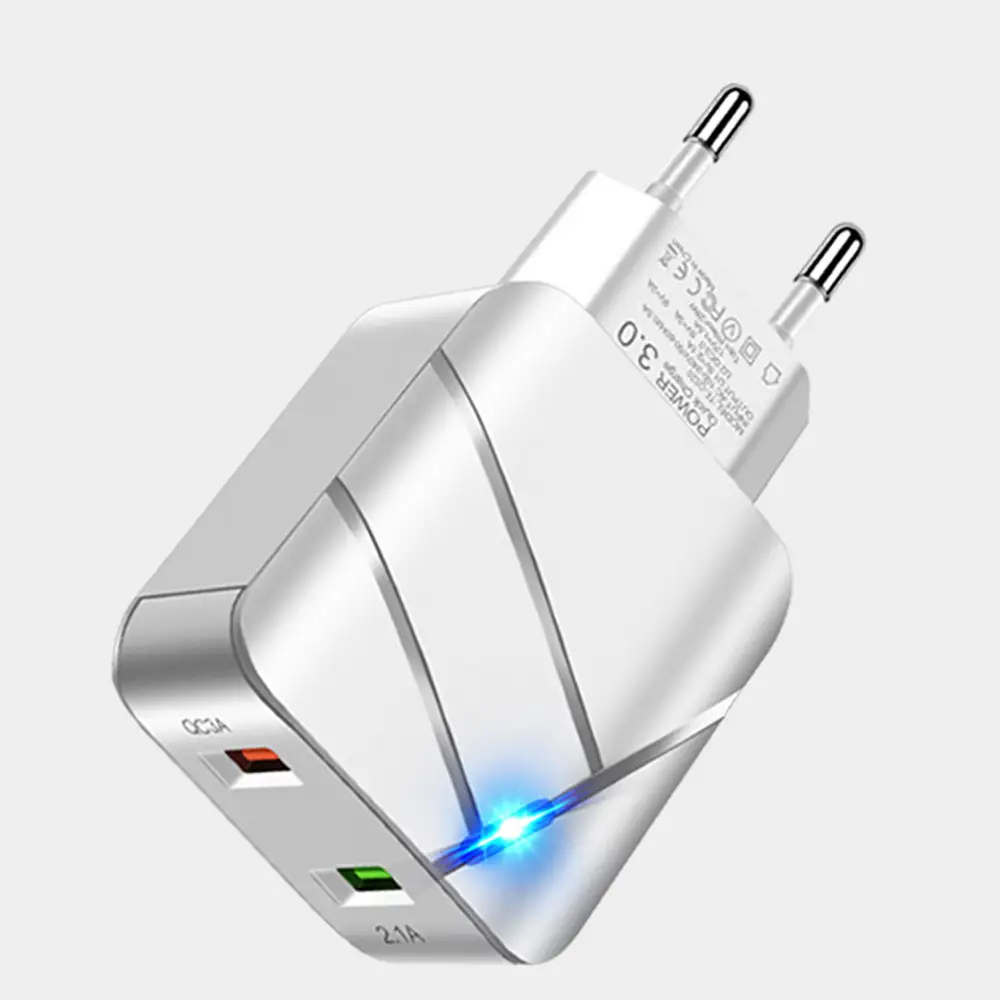 28W Dual USB Plug 5V3A Fast Charging Adapter - Image 5