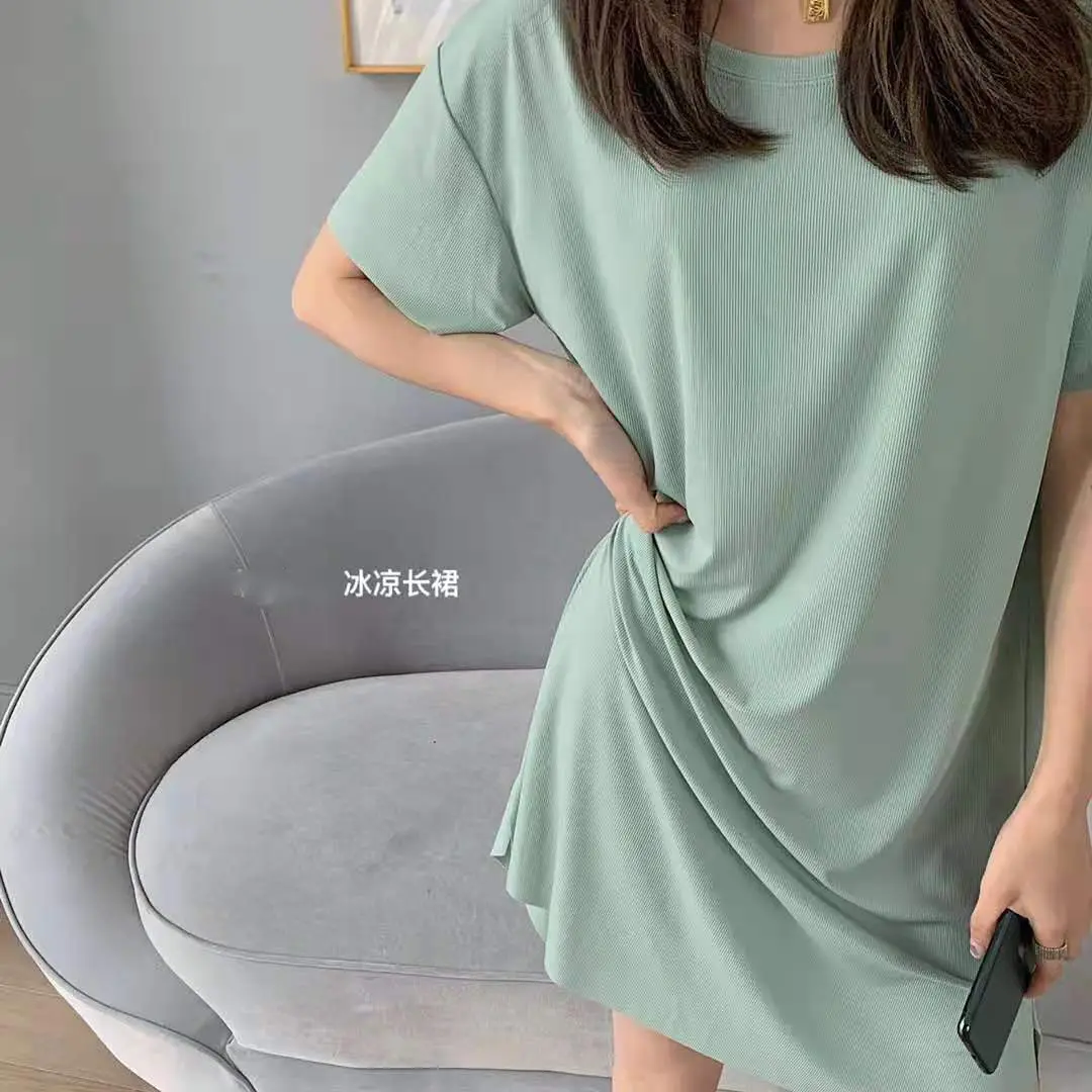 Ice Silk Draped Skirt for Women Summer Wear
