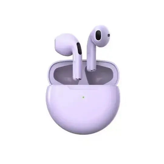 Pink Bluetooth Headset Pro6 Touch Noise Reduction Wireless Stereo - Image 6