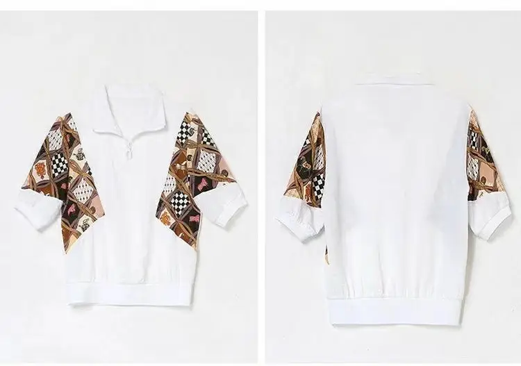 Women's Printed Jersey Jogger Suit White 2026 — feature 23