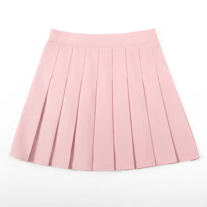 Women's Navy Blue Pleated Miniskirt Summer Wear - Image 3