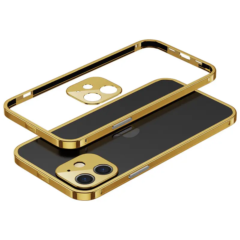 Cross-Border Metallic Purple iPhone 12 Mini Frame Lens - Image 3